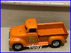 All Original 1956 Tonka Toys Hi Way Pickup W. Chains With Funny Story Rare Toy