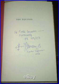 All Signed, The Equinox, Vol 3, N 3,4,6,9, &10, Aleister Crowley, Thelema, Occult