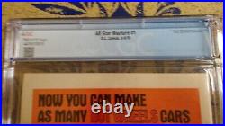 All Star Western #1 DC Comics 8-9/70 CGC9.0 WHITE Pages