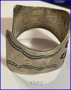 All Sterling Hopi Kachina Bracelet, Free Shipping