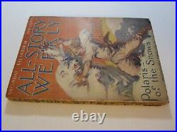 All-Story Weekly Dec. 18, 1915 FN Monahan Polar Bear Fight Cvr! Son of Tarzan
