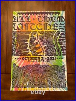 All Them Witches Hatch Show Print Poster Ryman Auditorium Nashville