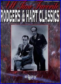 All Time Favorite Rodgers & Hart Classics Piano Vocal Sheet Music Book S139