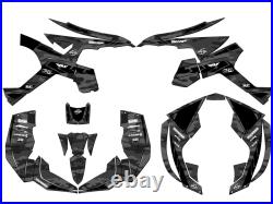 All Years RENEGADE 500/800/1000 APACHE Grey Senge Graphics Kit Compatible wit