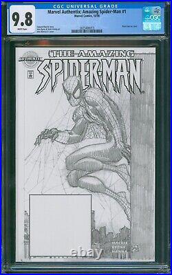 Amazing Spider-Man v2 #1 (#442) Marvel Authentix Sketch Cover CGC 9.8 NM/M