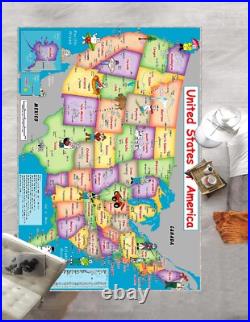 America States Map, United States Of America, Educational United States Map, USA