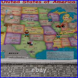 America States Map, United States Of America, Educational United States Map, USA