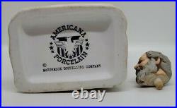 Americana Porcelain Robert E. Lee Whiskey Decanter By McCormick Co