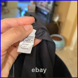 Anarkh Womens Skirt Size 10 Leather Top Side Zipper Art To Wear Gray Black New
