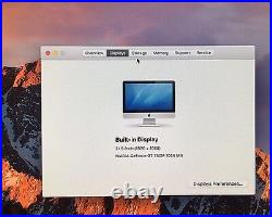 Apple iMac 21.5 2013 Core i5 2.7ghz 8GB RAM 1TBHDD A Grade MacOS Big Sur