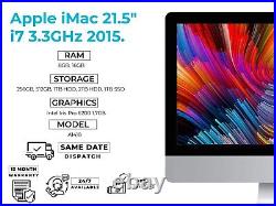 Apple iMac 21.5 4K Retina Display i5/i7, 3.1GHz-3.6GHz, 16GB 512GBSSD 2015-2019