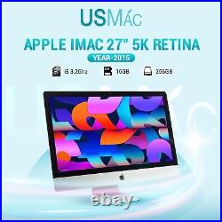 Apple iMac 27 5K Retina i5 3.2Ghz 16GB 1TB HDD Skylake 2015 A Grade 12M Waranty