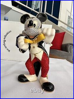 Arribas Disney Figurine With Swarovski Crystals Mickey Tuxedo Neat & Pretty #452