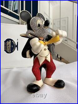 Arribas Disney Figurine With Swarovski Crystals Mickey Tuxedo Neat & Pretty #452