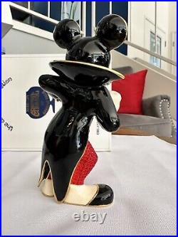 Arribas Disney Figurine With Swarovski Crystals Mickey Tuxedo Neat & Pretty #452