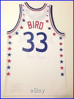 Authentic Mitchell Ness Larry Bird Boston Celtics All Star White Jersey 44
