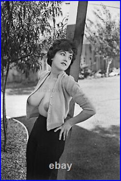 B045 48x72 1960s Pinup, JULIE WILLS #1A BIG BEAUTIFUL BREASTS! (NUDES)