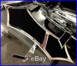 BAD DAD 966 FLOORBOARDS CHROME fits all FLH baggers