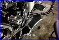 BAD DAD 966 FLOORBOARDS CHROME fits all FLH baggers