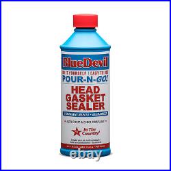 BLUE DEVIL HEAD GASKET SEALER QUICK! REPAIR HEATER CORES All Diesel / Petrol