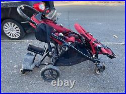 Baby jogger city select double pushchair red