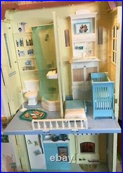 Barbie Happy Family Neighborhood Smart House, Great Shape All Sounds Lights Work