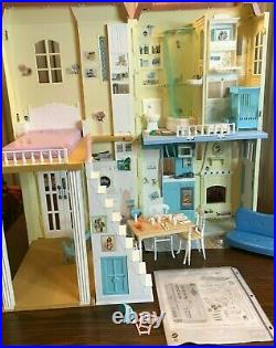 Barbie Happy Family Neighborhood Smart House, Great Shape All Sounds Lights Work