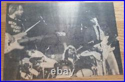 Beck Bogert Appice 70s Supergroup All 3 Autographs Signatures 9.5x6.5 paper cu