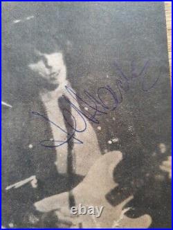 Beck Bogert Appice 70s Supergroup All 3 Autographs Signatures 9.5x6.5 paper cu