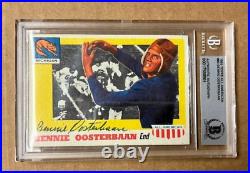 Bennie Oosterbaan 1955 Topps All American Football SIGNED INSANELY RARE