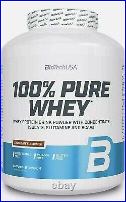 BiotechUSA Protein 100% Pure Whey Protein 2.27 / 4kg Lactose Free + Free Shaker