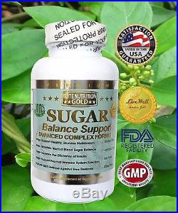 Blood Sugar Balance Support Advanced Glucose Defense Now All Natural 1600mg USA