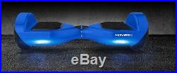 Blue Hoverboard All Star Electric Scooter Self Balance Board LED Lights Hover