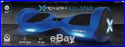 Blue Hoverboard All Star Electric Scooter Self Balance Board LED Lights Hover