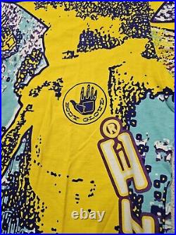Body Glove Surfing Vintage 90s T Shirt Large All Over Print