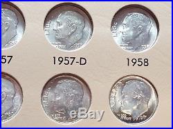 Brilliant Uncirculated Roosevelt Dime Set All Mints 1946 to 2000 UNC and PF