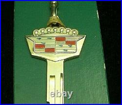 CADILLAC EARLY Gold CREST KEY BLANK 1935-1966 ElDorado DeVille Series 60 62 +