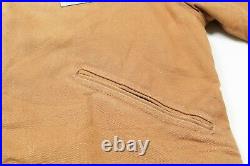 CARHARTT Blanket Lined Detroit Jacket Medium Workwear Canvas Coat Vintage