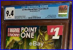 CGC 9.4 All-New Marvel Now! Point One # 1. First Full new Ms. Marvel Kamala Khan