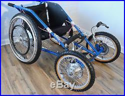 COBRA off-road, all-terrain racing wheelchair tilite permobil trax x850