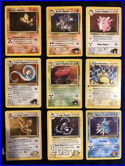 COMPLETE Pokemon GYM HEROES Card Set /132 All Holo Rare Entire Collection