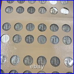 COMPLETE SET 1916-1945 Mercury Dimes in Dansco Album VERY ORIGINAL ALL 77 COINS