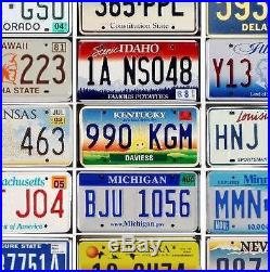 COMPLETE SET 50 UNITED STATES License Plates ALL 50 USA States + BONUS Plate