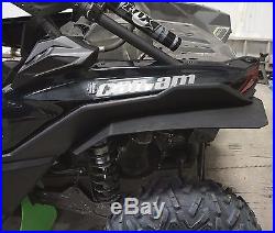 CanAm MAVERICK X3 XRS, XRC Mud Flaps, Fender Flares, by ROKBLOKZ All New! BLACK