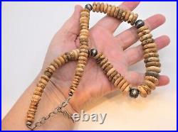 Carolyn Pollack American West AW Native Pearl Heavy Jasper Bead Necklace 925