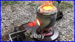 Casting foundry High Temp Cast Iron Smelter high velocity all fuel burner