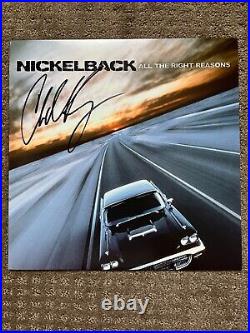 Chad Kroeger Nickelback Signed Vinyl All The Right Reasons Autographed Proof