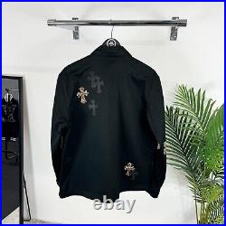 Chrome Hearts Work Dog Leopard Patches Jacket In Black RRP £10000