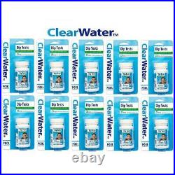 Clearwater Dip Test Strips for Pools and Spas. Choose From 1- 10 Packs