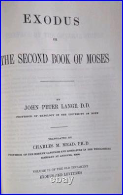 Commentary on the Holy Scriptures John Peter Lange All 12 Vols Hardcovers